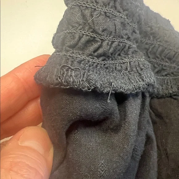 Old Navy Black Swiss Dot Tiered Ruffle Mini Skirt Boho Cottagecore Elastic Waist - Picture 13 of 14